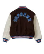 Supreme-Brown-Varsity-Jacket