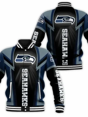 Team Seattle Seahawks Varsity Jacket