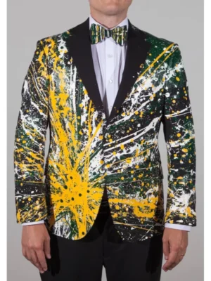 Aaron G Green Bay Packers Soccer Printed Blazer