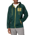 Barnes Green Bay Packers Green Zip Hoodie