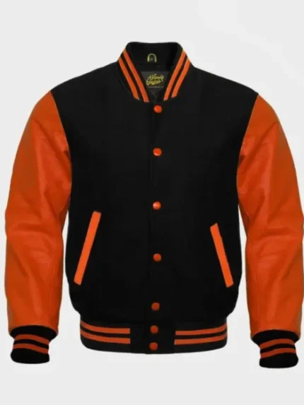 Black-And-Orange-Varsity-Jacket-510x623