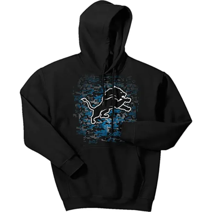 Black Detroit Lions Hoodie Men