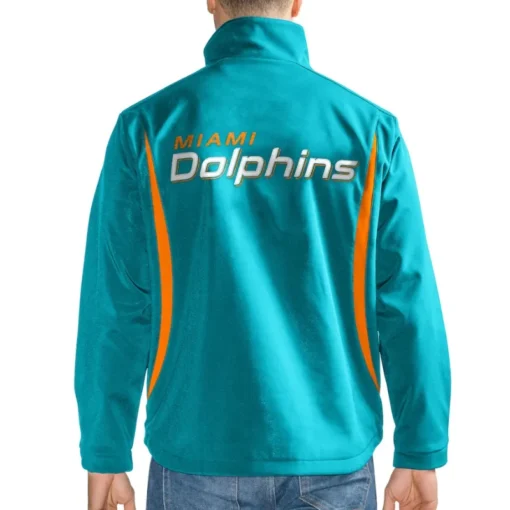 Blake G-III Sports Miami Dolphins Zip Blue Jacket Buy