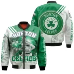 Boston Celtics Bomber Zip Jacket