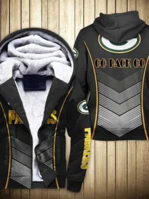 David M Green Bay Packers Zip Hoodie Jacket