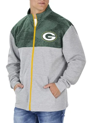 Elam Green Bay Packers Zip Track Jacket