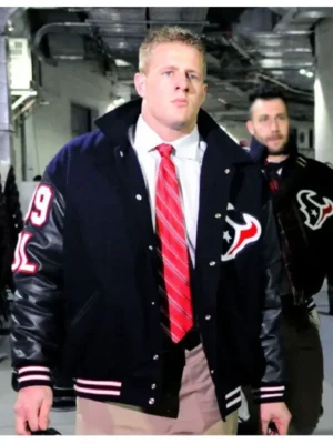 J.J Watt Houston Texans Letter Jacket