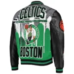 James M Boston Celtics 17 NBA Final Champion Varsity Jacket Men