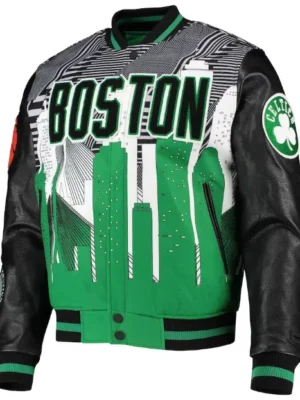 James M Boston Celtics 17 NBA Final Champion Varsity Jacket Sale
