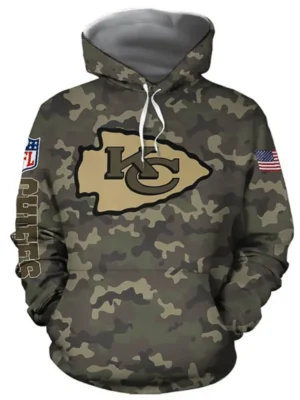 Kansas City Chiefs Camo Hoodie
