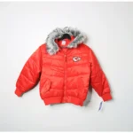 Kansas City Chiefs Puffer Faux Fur Jacket