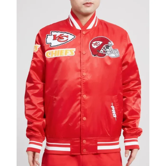 Kansas City Chiefs Satin Red Jacket