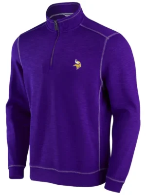 Kelly Minnesota Vikings Pullover Purple Jacket
