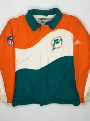 Klein Miami Dolphins Vintage 90s Color block Jacket