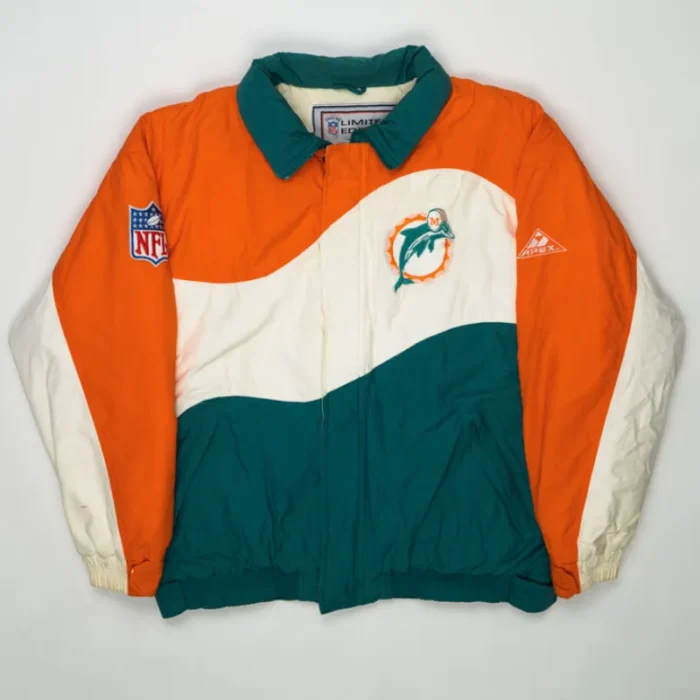 Klein Miami Dolphins Vintage 90s Color block Jacket