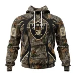 Las Vegas Raiders Camo Print Hoodie