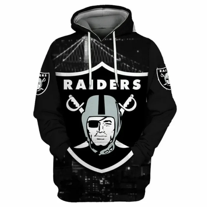 Las Vegas Raiders Pullover Hoodie Black