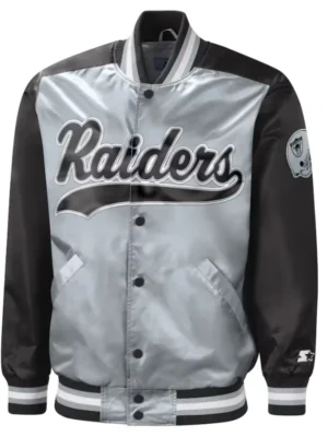 Las Vegas Raiders Satin Jacket