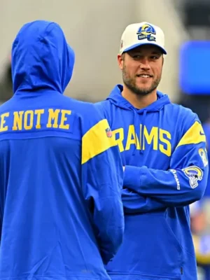 Los Angeles Rams Sideline Athletic Arch Blue Hoodie