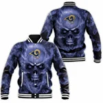 Los Angeles Rams Varsity Jacket Skull