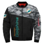 Miami Dolphins Bomber Camo Jacket
