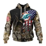 Miami Dolphins Camo Print Hoodie