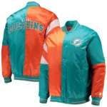 Miami Dolphins Satin Jacket Sale