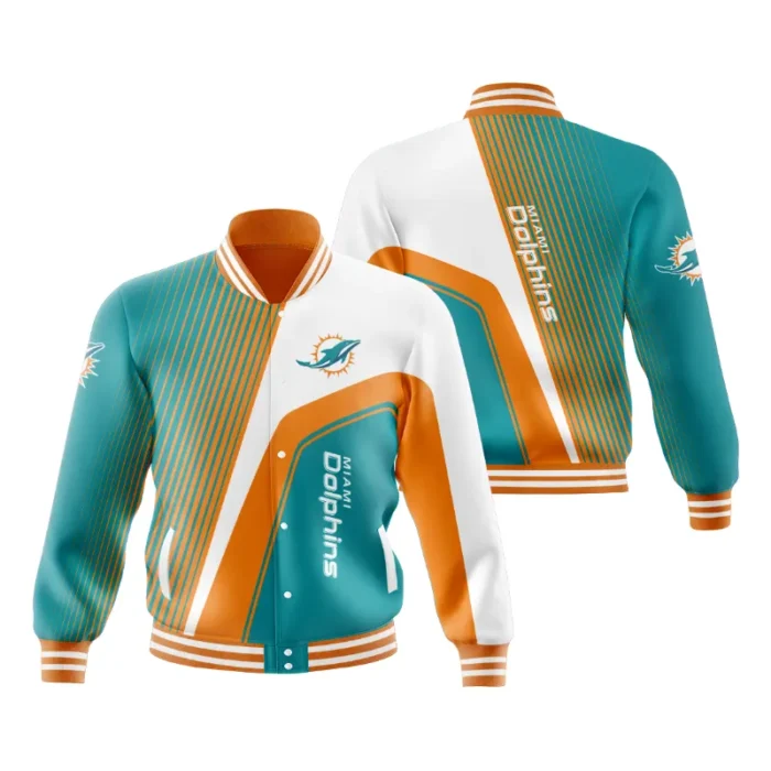 Miami Dolphins Varsity Multi-Color Jacket