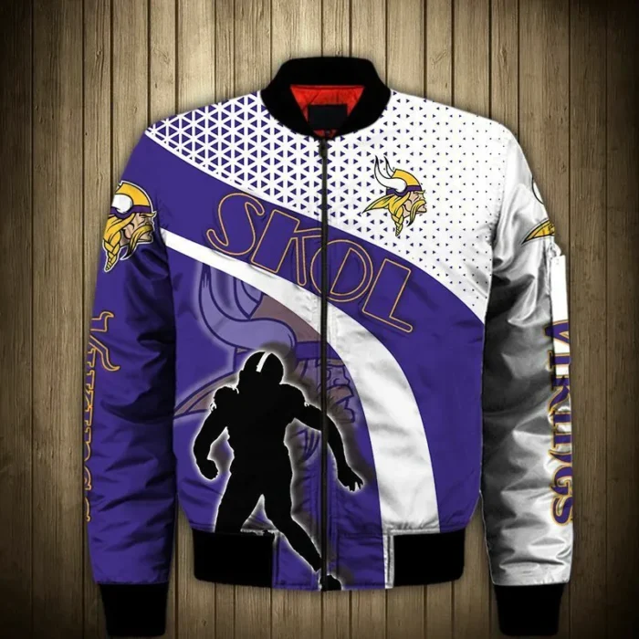 Minnesota Vikings Bomber Jacket Men