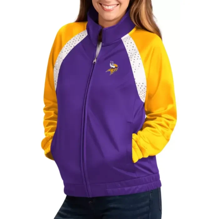 Minnesota Vikings Track Fleece Jacket