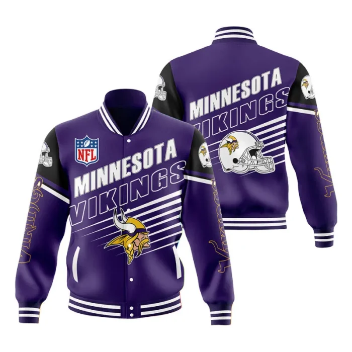 Minnesota Vikings Varsity Purple Jacket