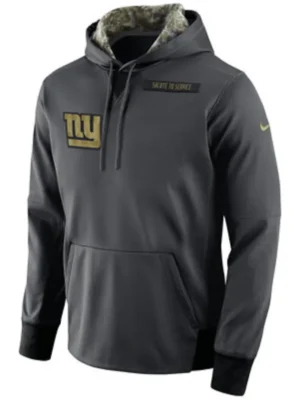 NY Giants Salute To Service Black Hoodie