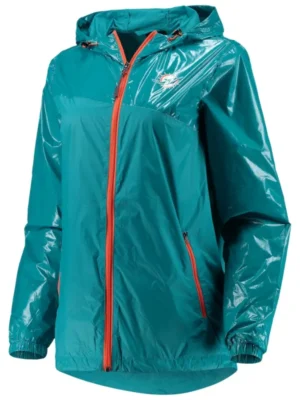 Neil N G-III 4Her Miami Dolphins Blue Hoodie Jacket