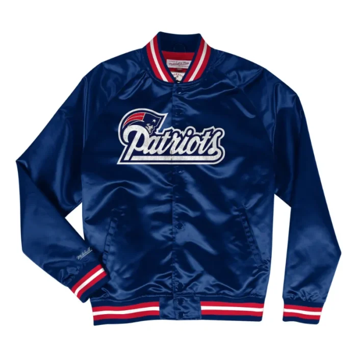 New England Patriots Satin Jacket Men