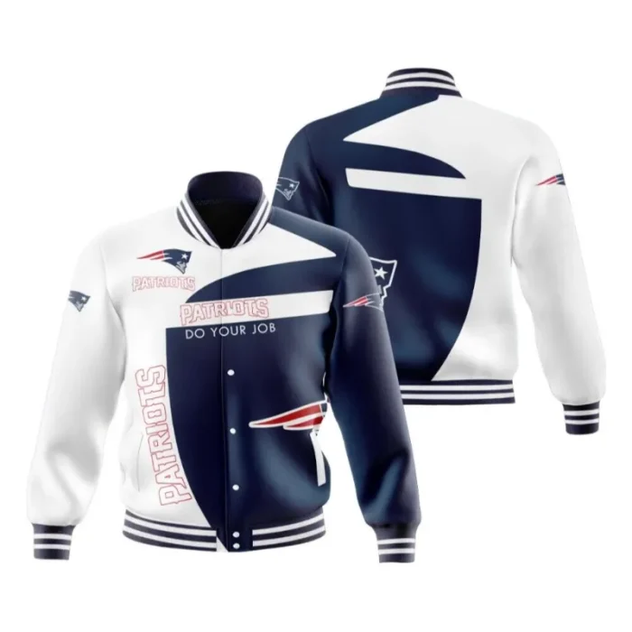 New England Patriots Varsity Full-Snap Jacket