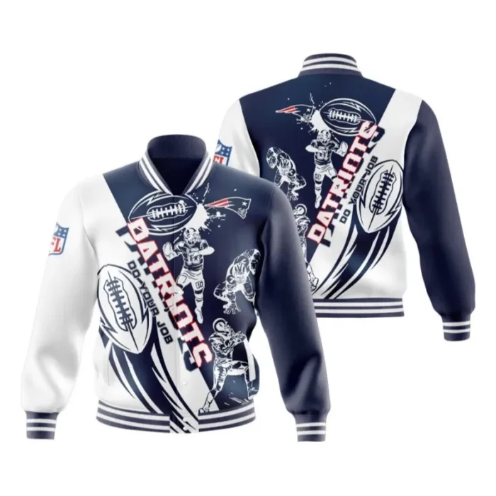 New England Patriots Varsity Print Jacket