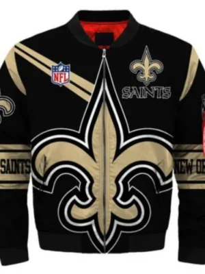 New Orleans Saints Bomber Jacket Men
