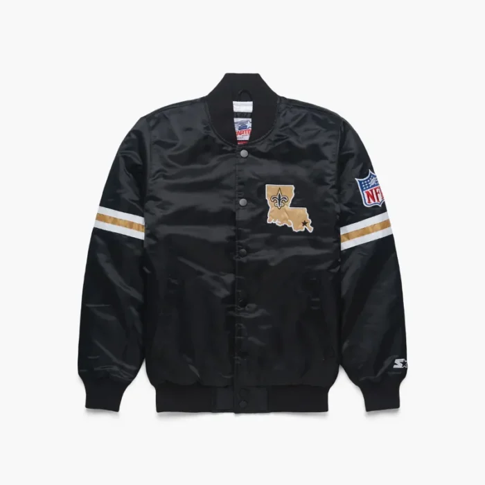 New Orleans Saints Satin Jacket Sale