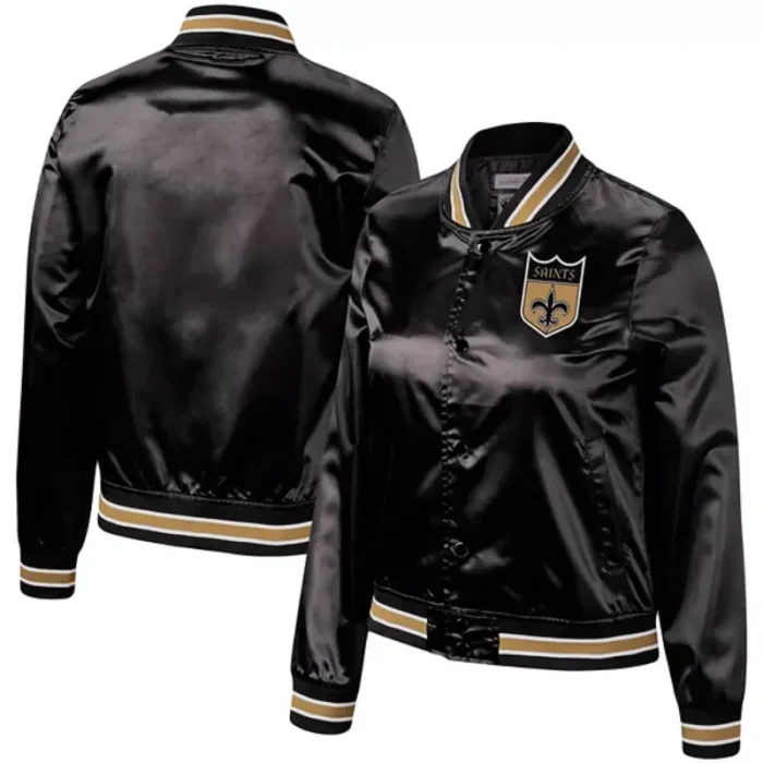 New Orleans Saints Satin Jacket Sale