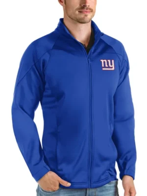 New York Giants Track Jacket Blue