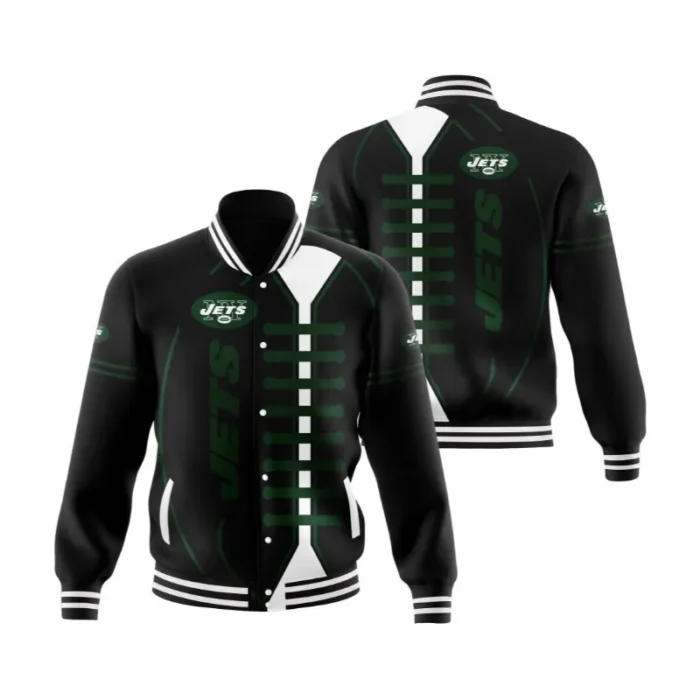 New York Jets Varsity Black Jacket