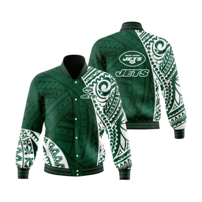New York Jets Varsity Button Jacket
