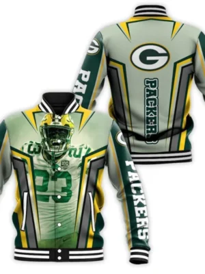 Osborne Green Bay Packers Full-Snap Varsity Jacket