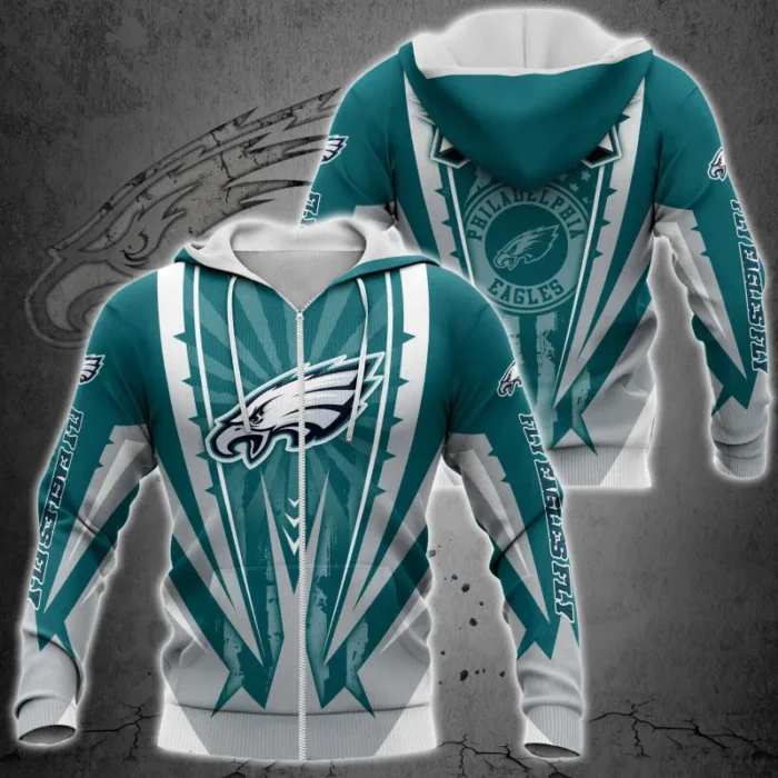 Philadelphia Eagles NFL Zip Up Hoodie Men