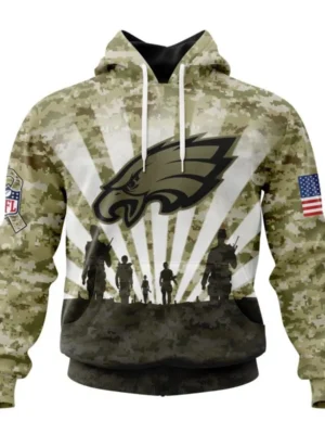 Philadelphia Eagles Salute To Service Hoodie