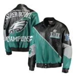 Philadelphia Eagles Super Bowl Leather Jacket