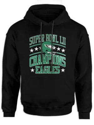 Philadelphia Eagles Superbowl Black Hoodie