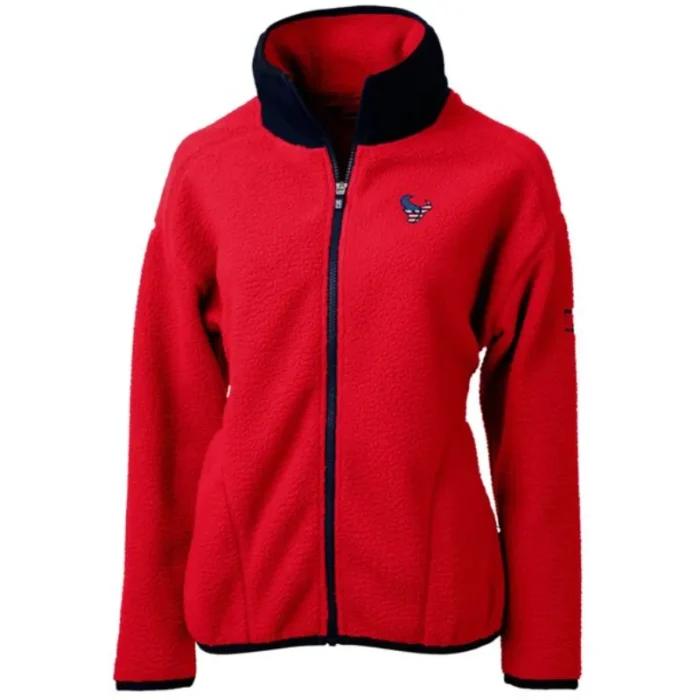 Phillips Houston Texans Red Zip Jacket