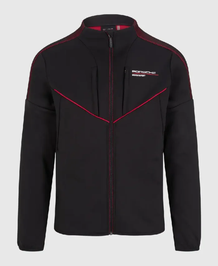 Porsche Motorsport Softshell Black Jacket Sale