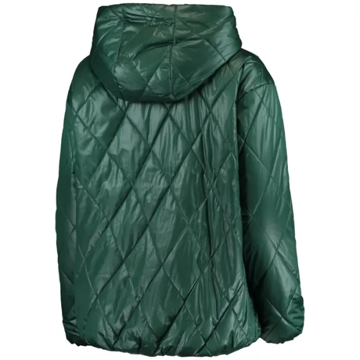 Rainey Green Bay Packers Puffer Green Hoodie Jacket